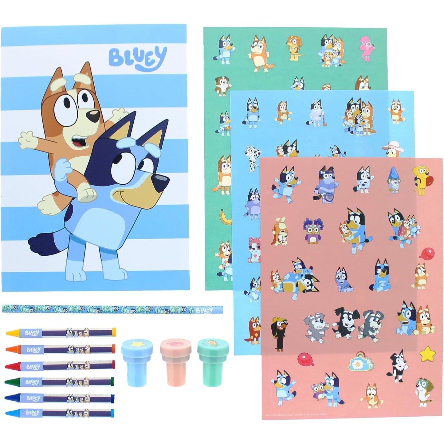 Bluey Stick and Stamp Set