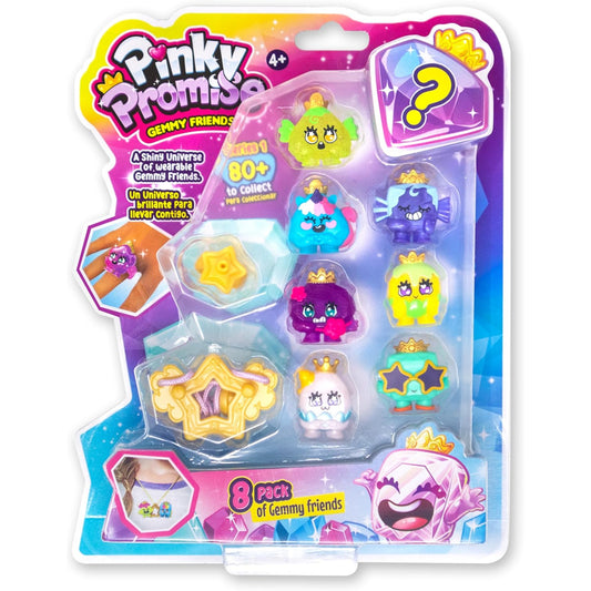 Pinky Promise Gemmy Friends Figure 8 Pack