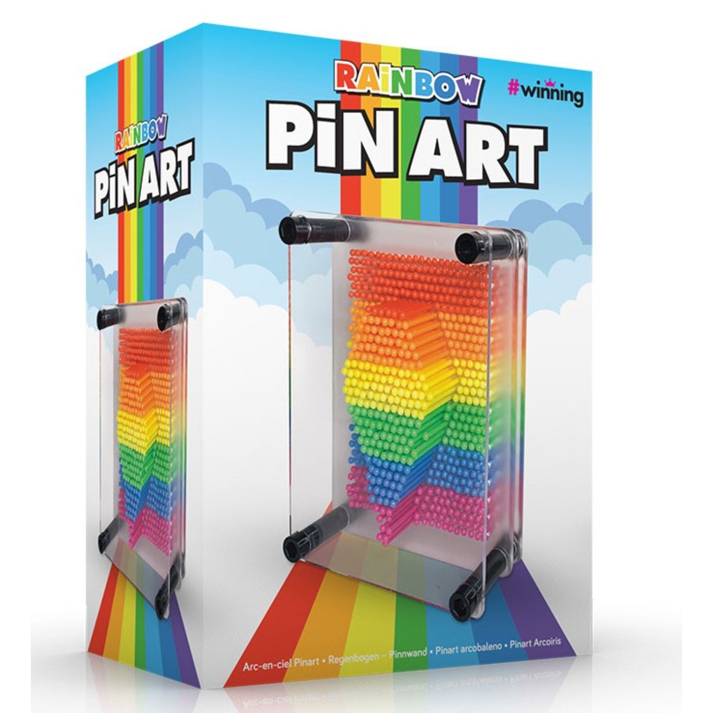 Rainbow Pin Art