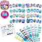 Aquabead Disney Princess Nail Studio  + 2 Refill Recharge Packs