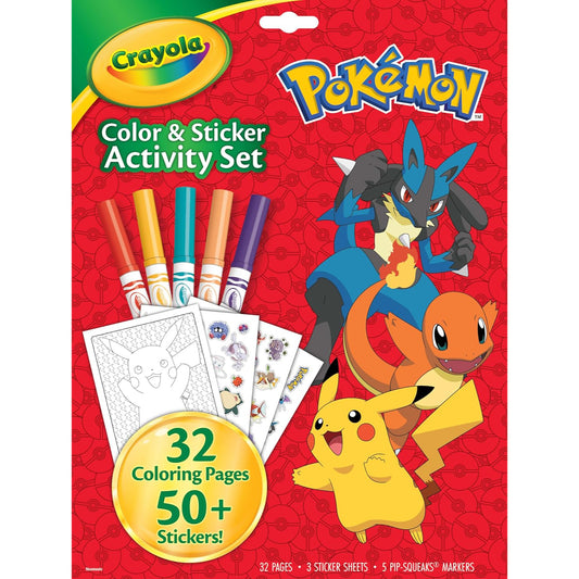 Crayola Pokemon Colour and Sticker Activty Pack