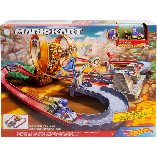 Hot Wheels Mario Kart Bowsers Castle Chaos
