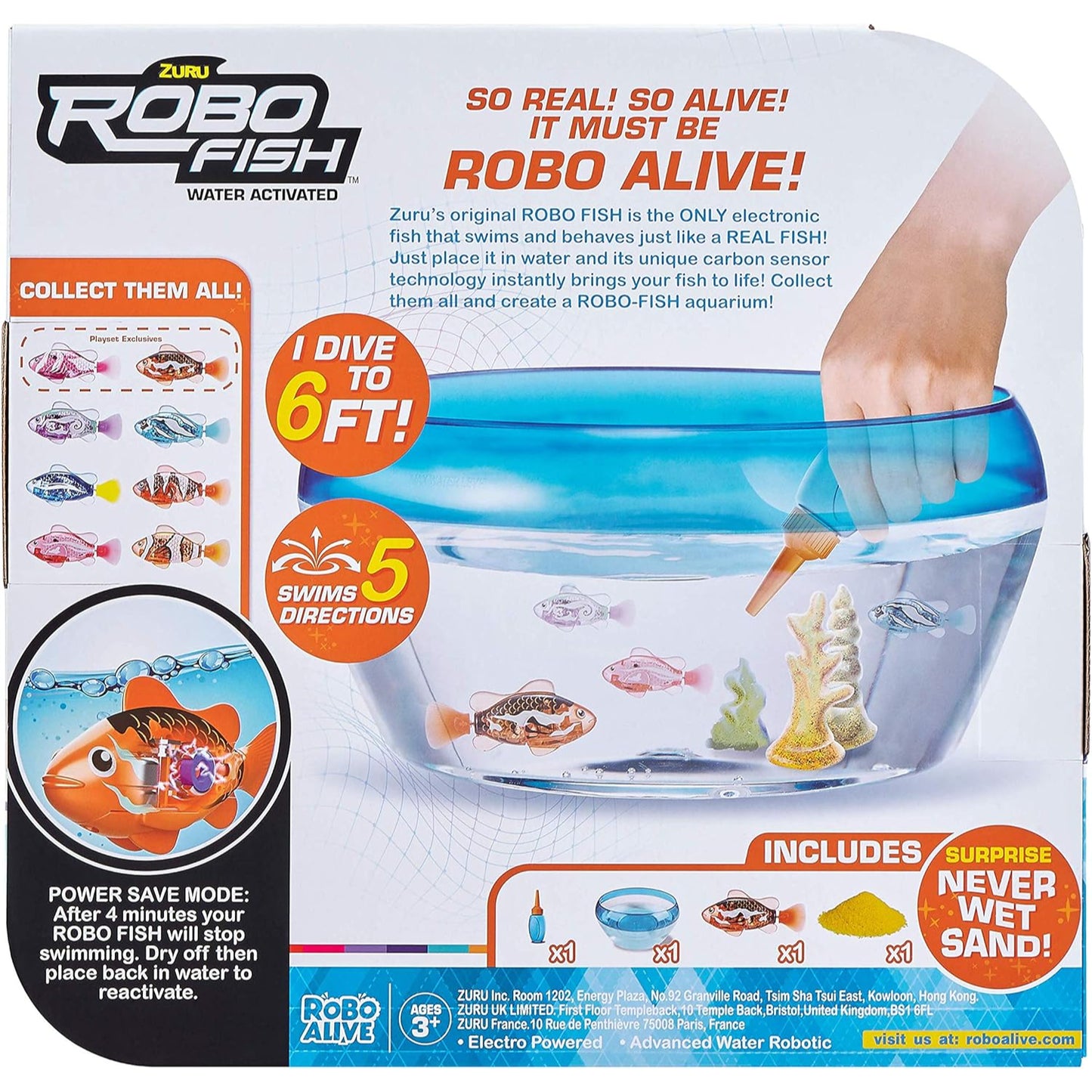 Robo Alive Swim N Fish Bowl