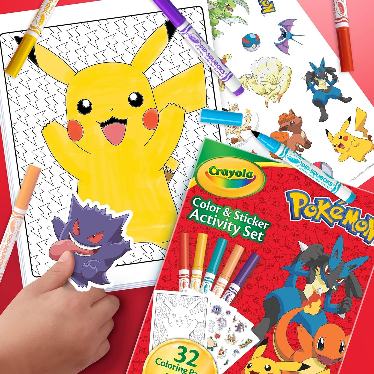 Crayola Pokemon Colour and Sticker Activty Pack
