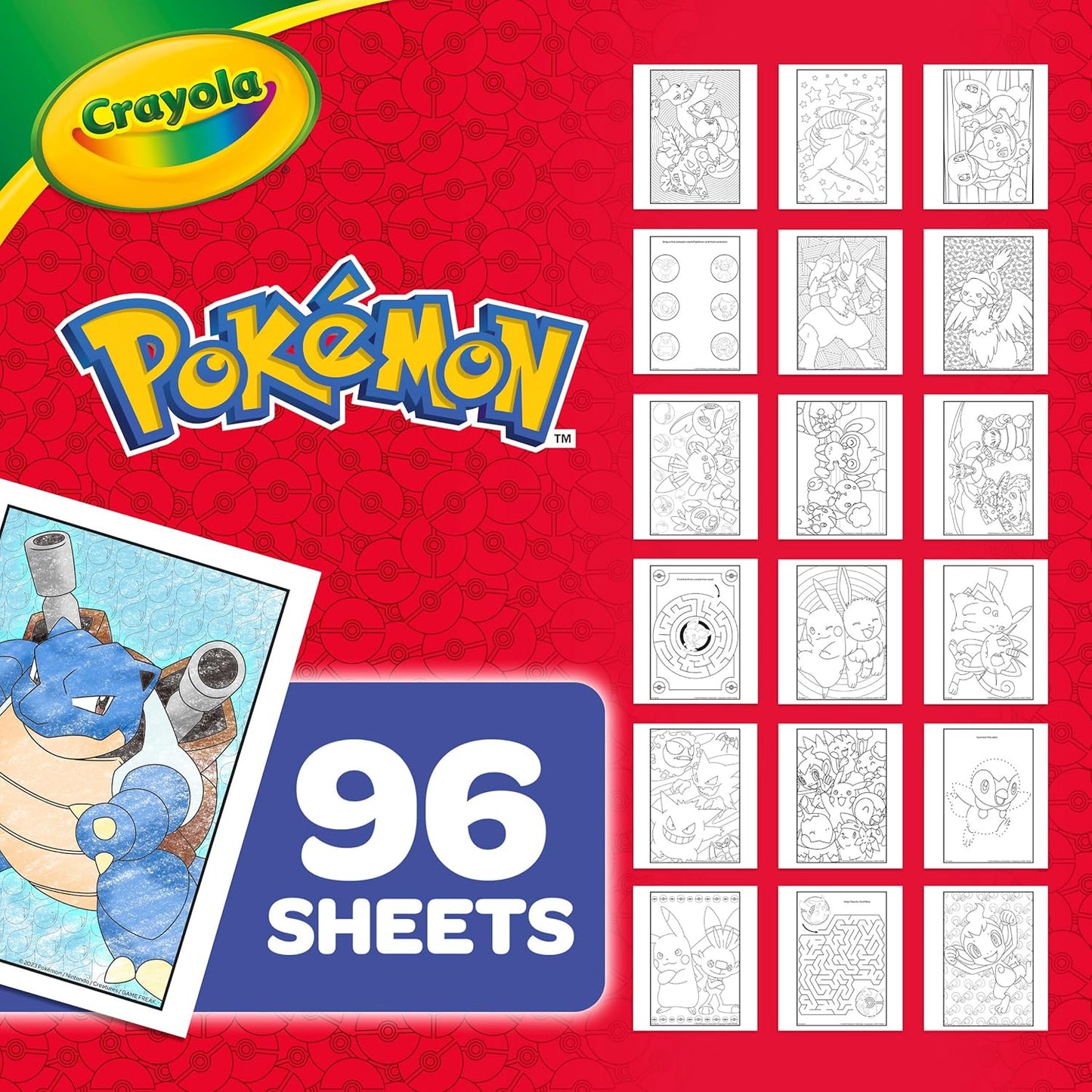 Crayola Pokemon Colouring Book
