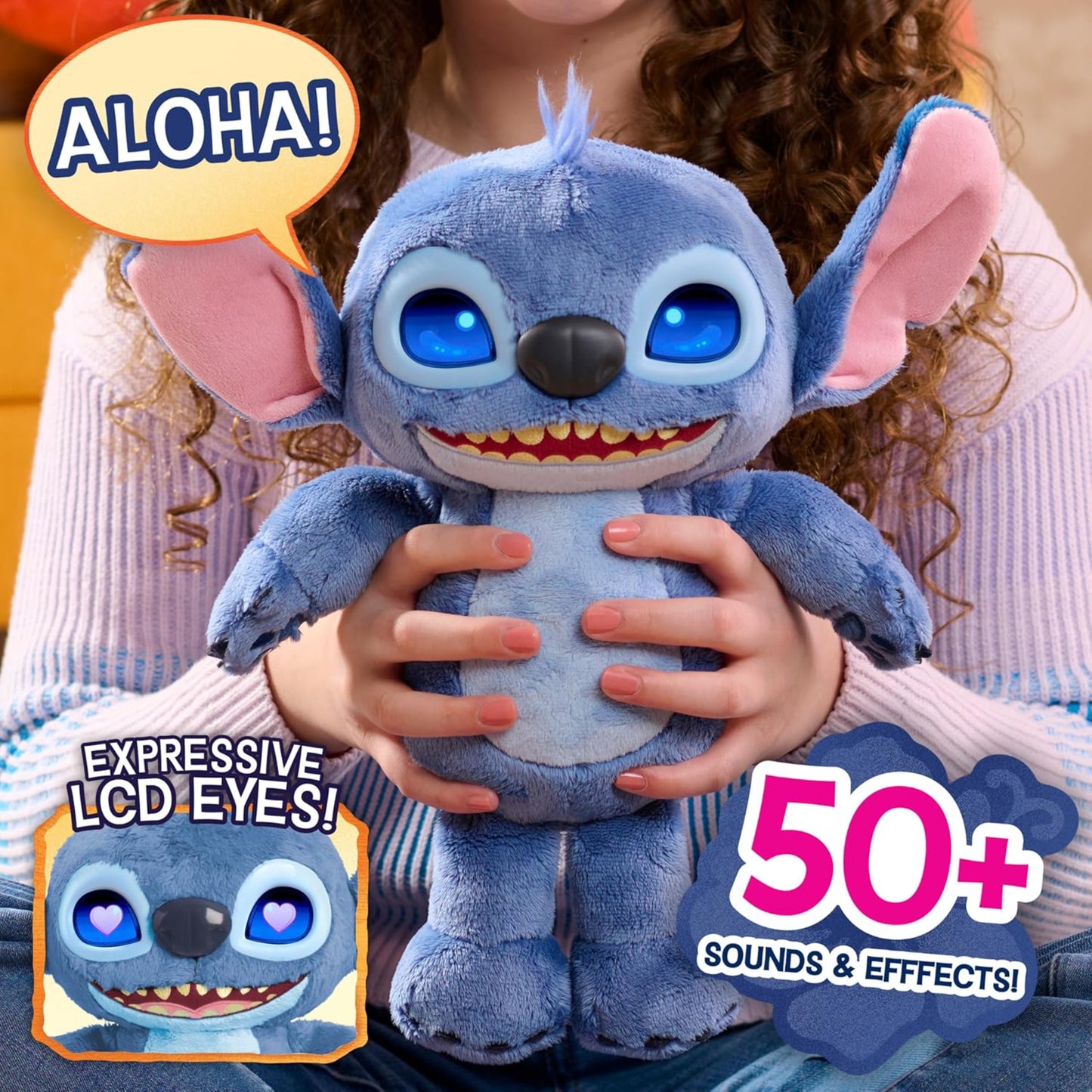 Stitch Many Moods Feature Plush