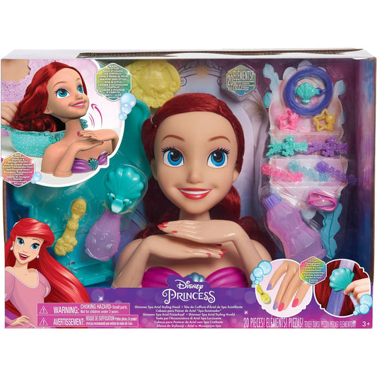 Disney Princess Shimmer Spa Ariel Styling Head