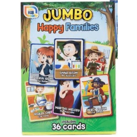 Jumbo Happy Families Cards
