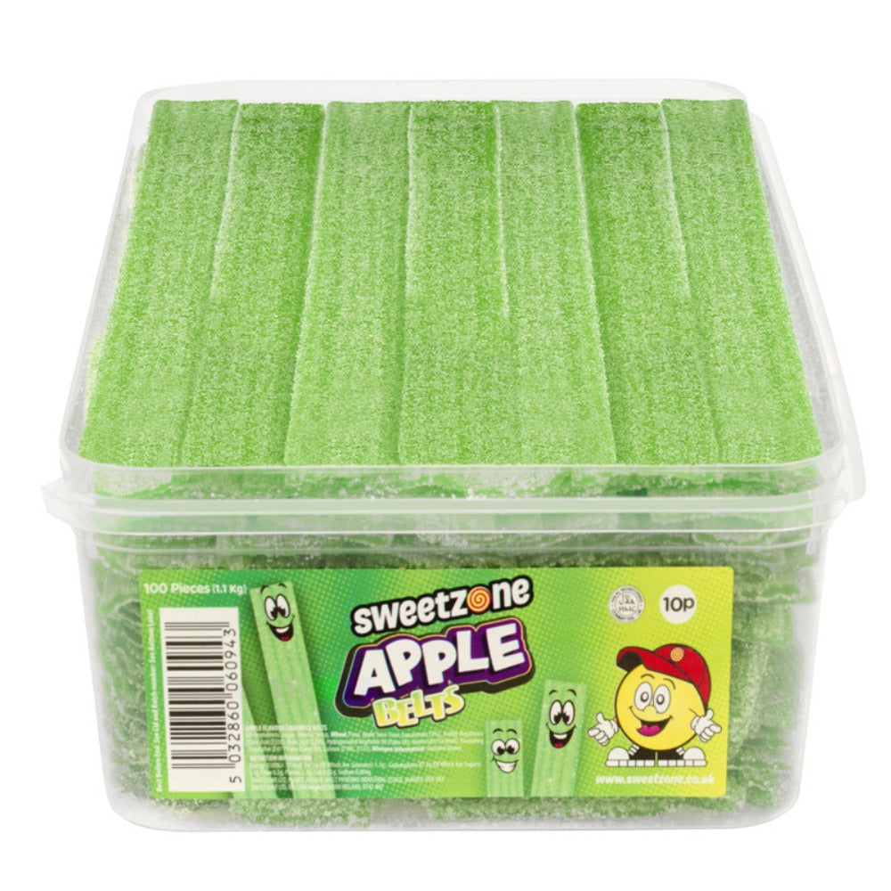 Sweetzone - Apple Belts 1.1Kg Tub