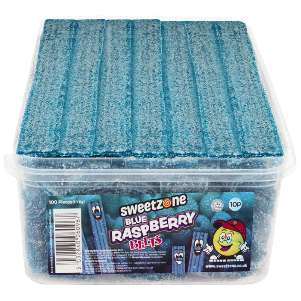 Sweetzone - Raspberry Belts 1.1Kg Tub
