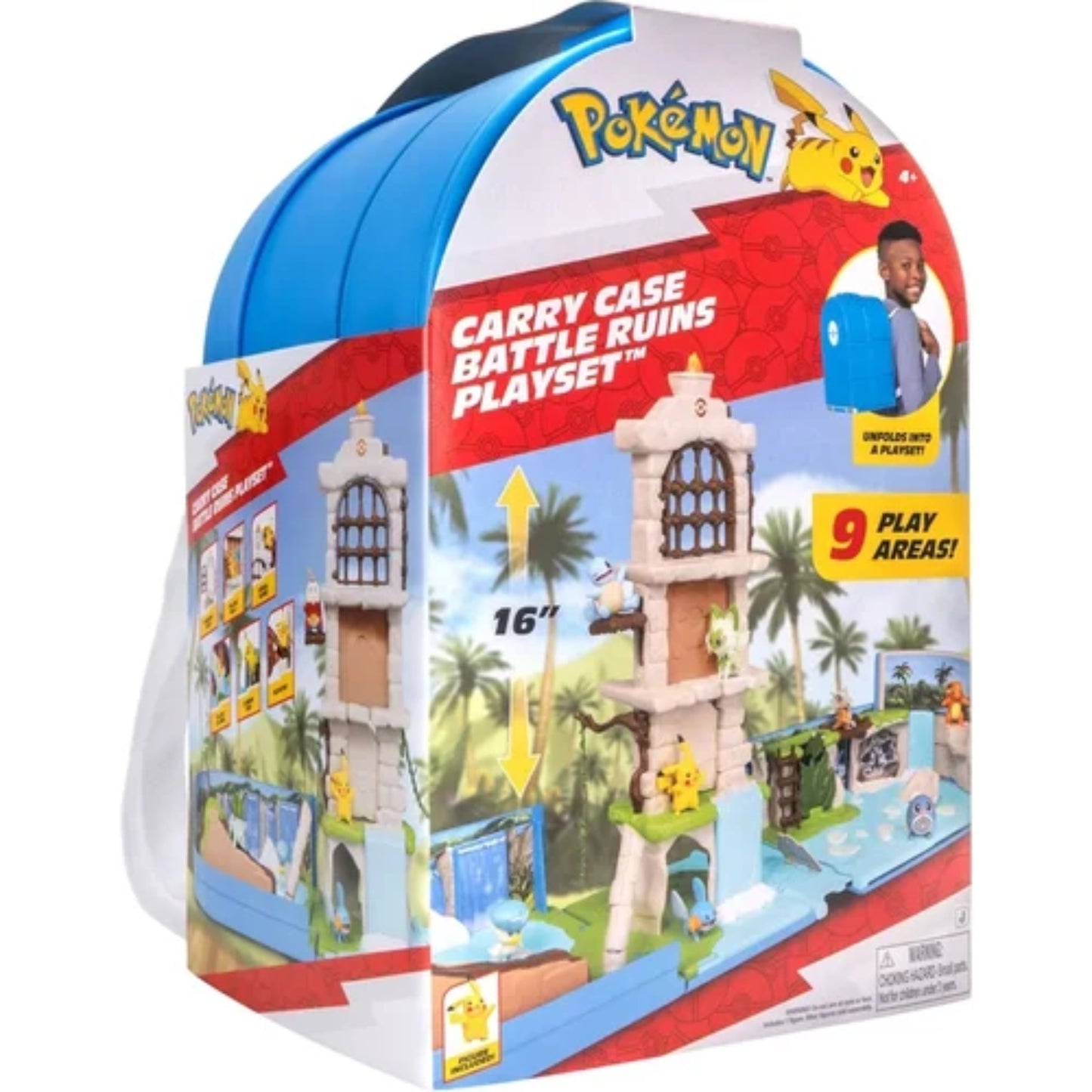 Pokemon Carry Case Battle Ruins Playset