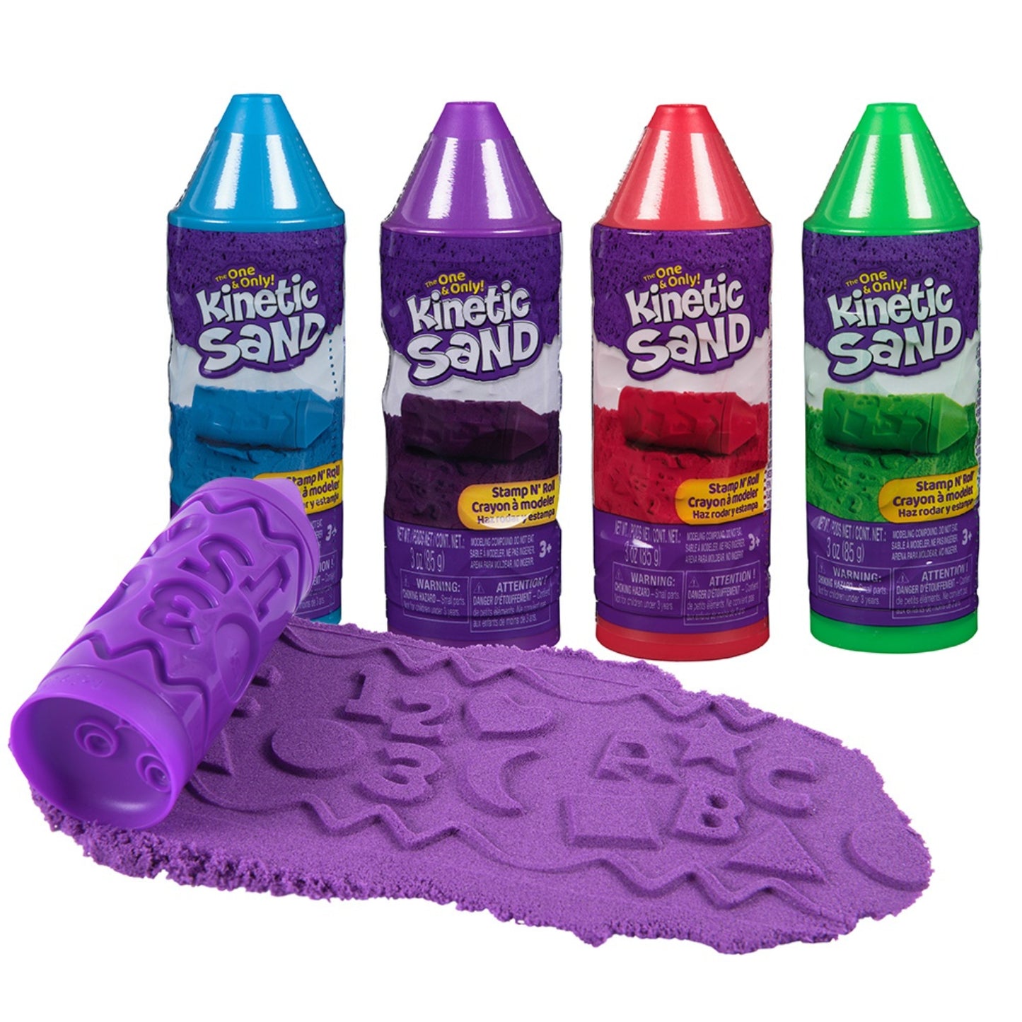 Kinetic Sand 3oz 2in1 Crayon Container Assortment
