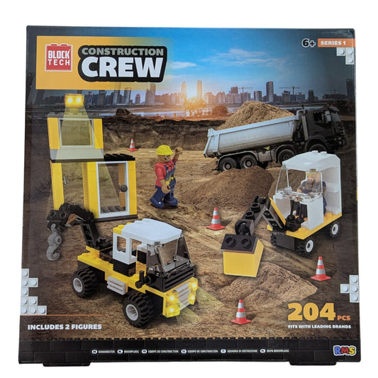 BLOCK TECH CONSTRUCTION CREWE - 204 Pcs