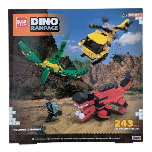 BLOCK TECH DINO RAMPAGE 243 PCS