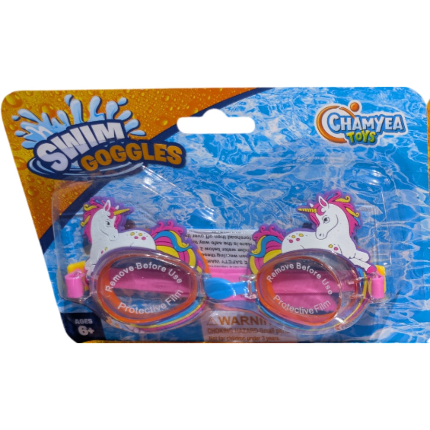Swim Goggles - Pink Flamingos