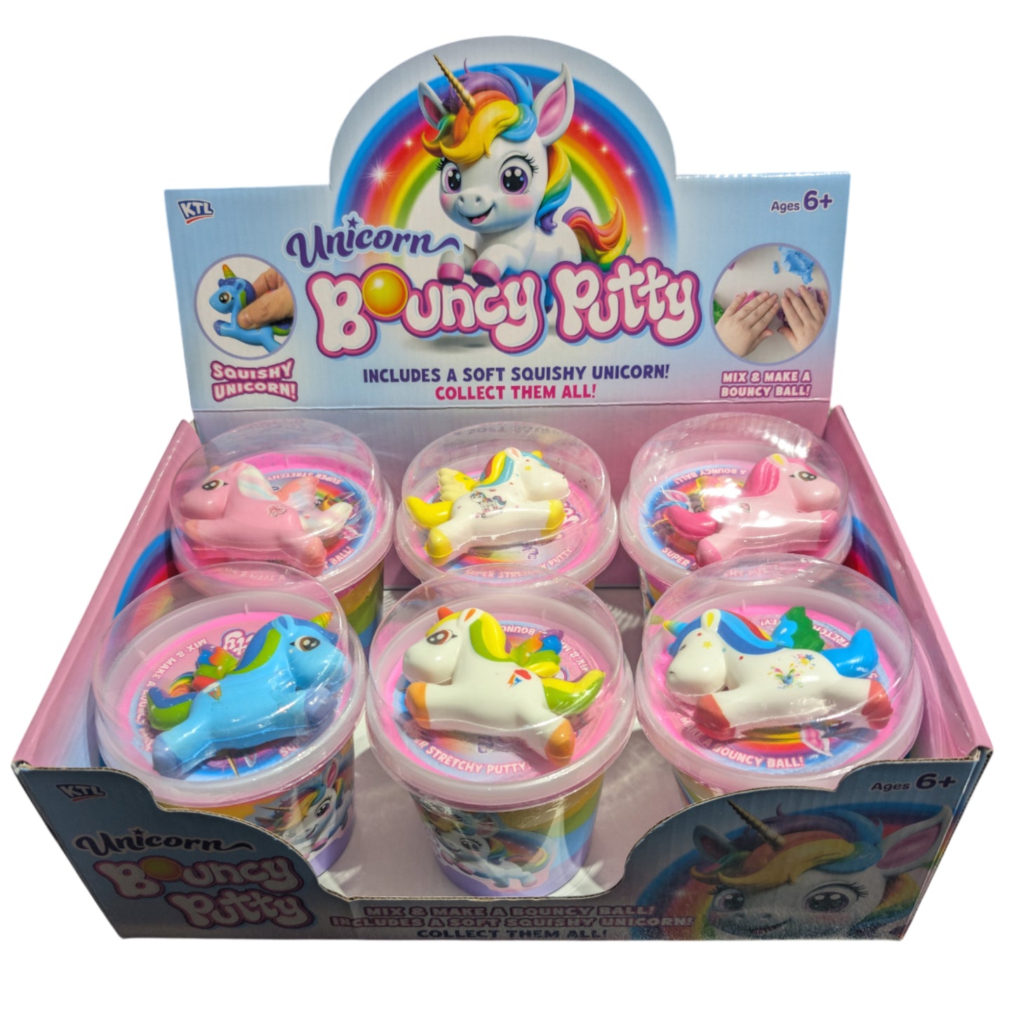 Large Unicorn Bouncing Putty with Soft Squishy