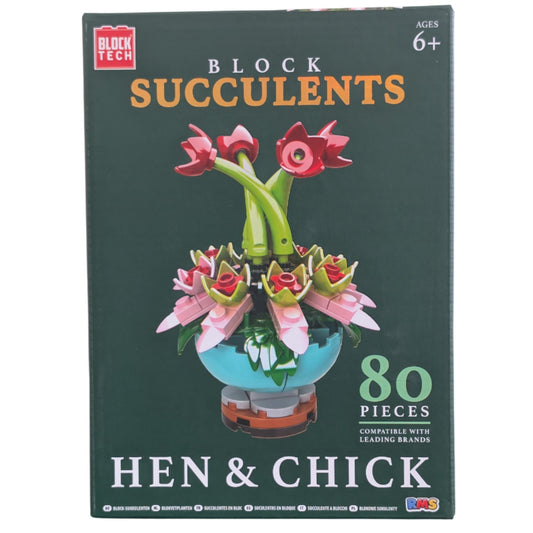 Block Tech Succulents - Hen & Chick