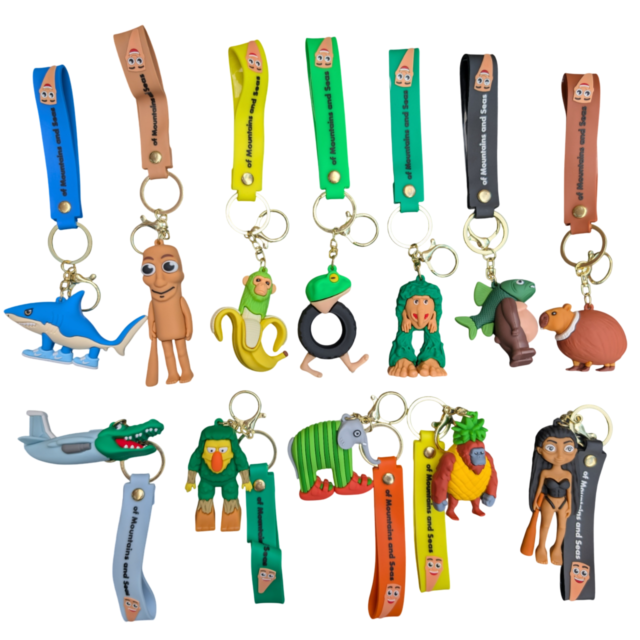 Brainrot Keyrings - Random Set of 5