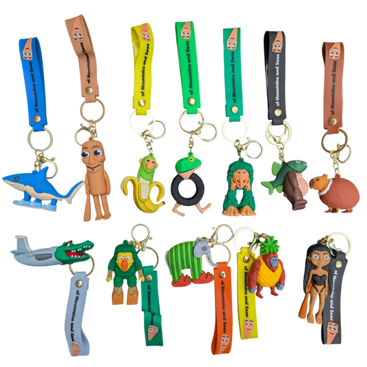 Brainrot Keyrings - Random Set of 5