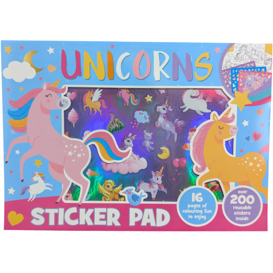 Unicorn Giant Sticker Pad