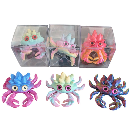 3D Printed Crab - Assorted Colours