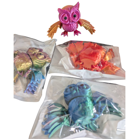 3D Printed Owl - Assorted Colours