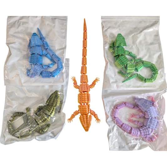 3D Printed Lizard - Assorted Colours