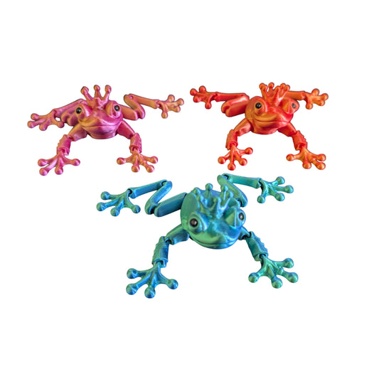 3D Printed Frog - Assorted Colours