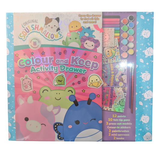 Squishmallow Colour and Keep Activity Drawer