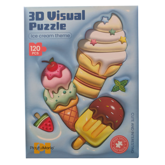 3D Puzzle Ice Cream Theme