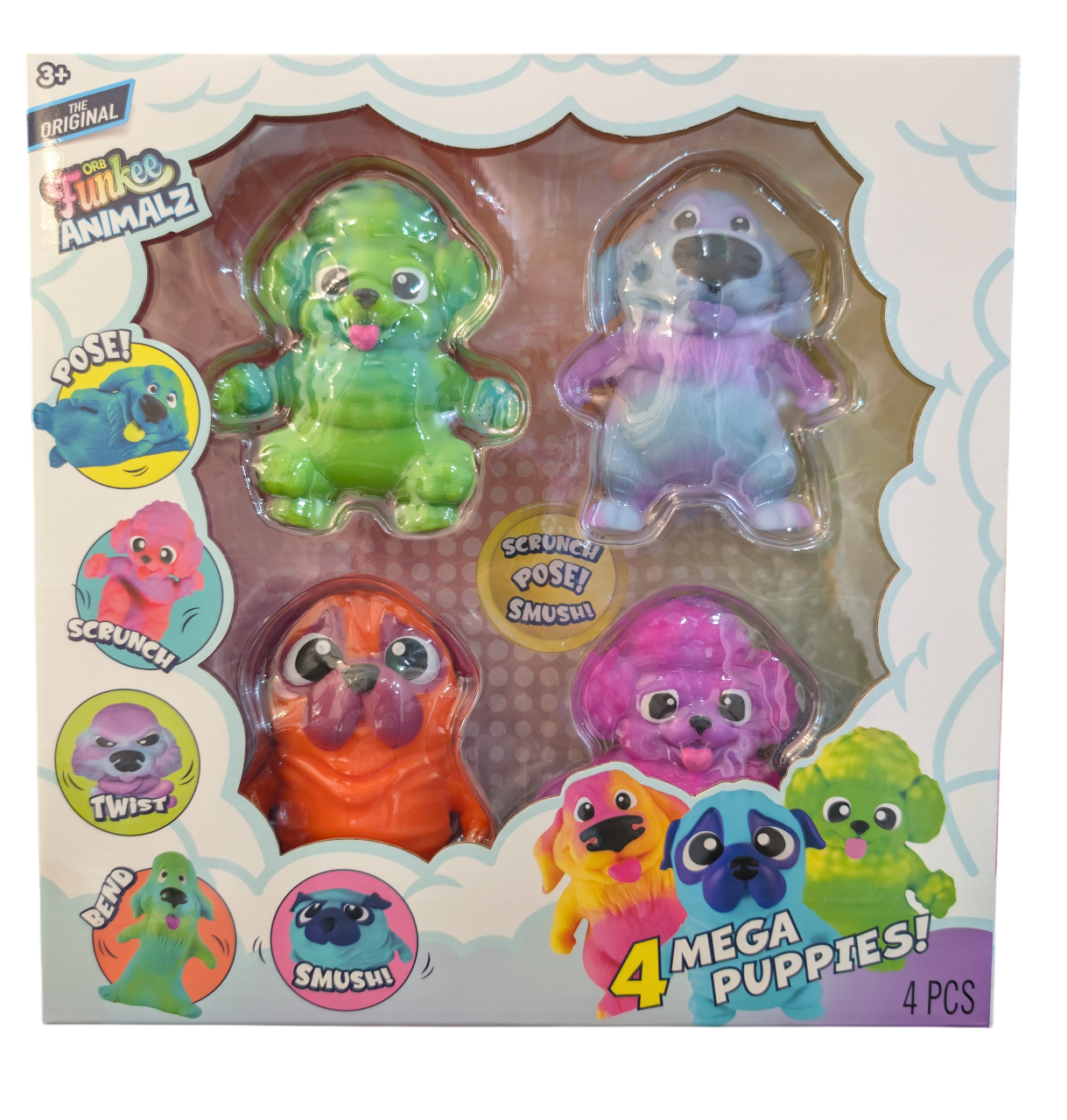 OrbFunkee Animalz 4 Mega Puppies