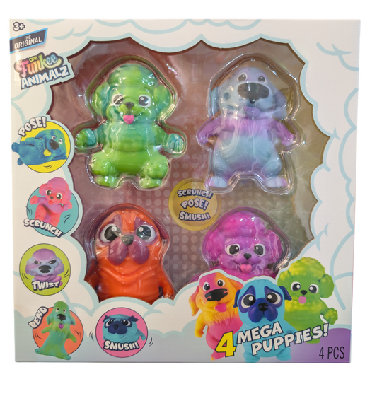 OrbFunkee Animalz 4 Mega Puppies