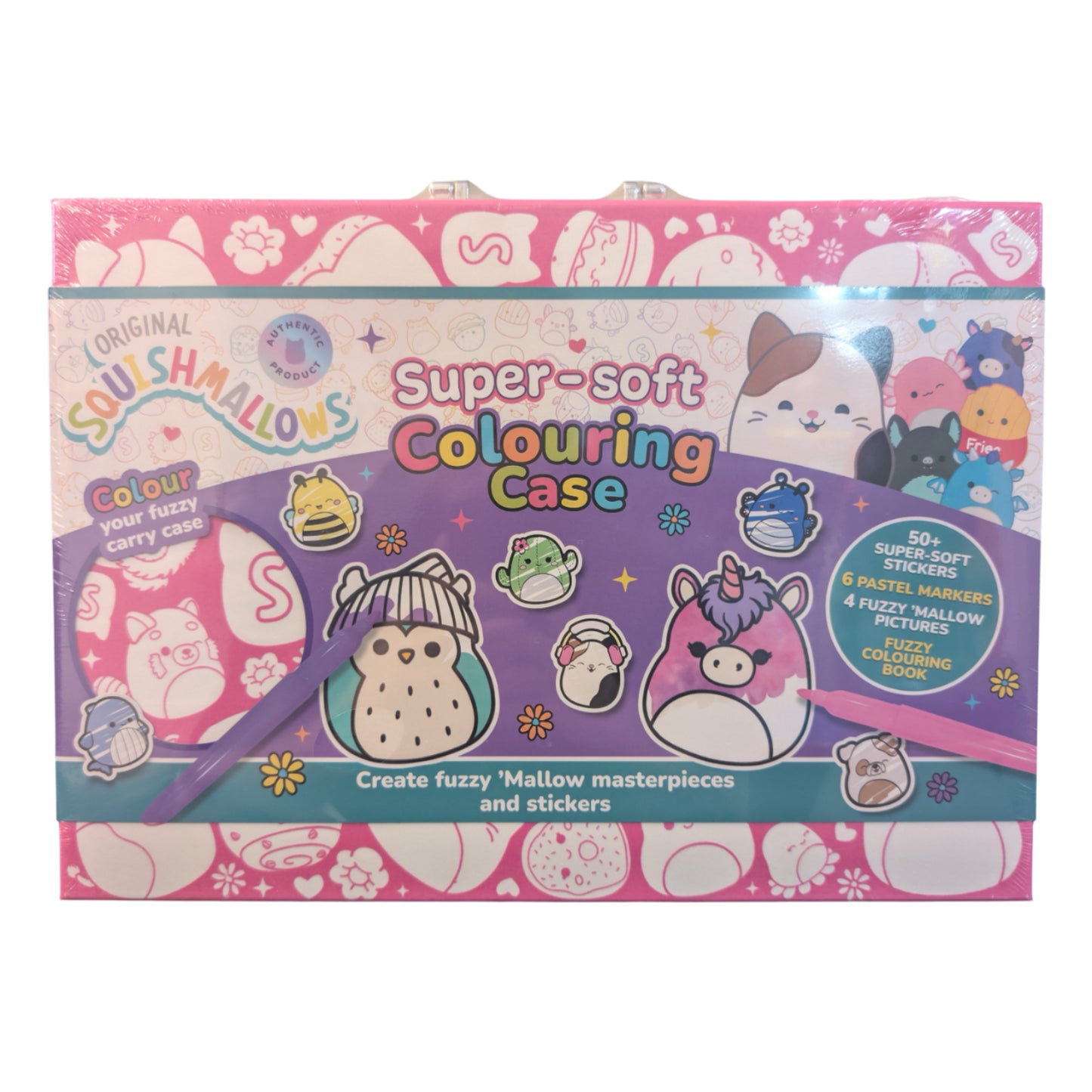 Squishmallows Super-Soft Colouring Case