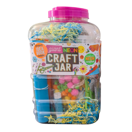 Giant Neon Craft Jar