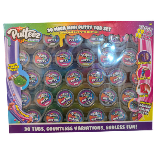Putteez - 30 Mega Mini Putty Tub Set