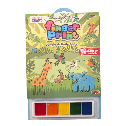 Finger Paint Jungle Activity Book