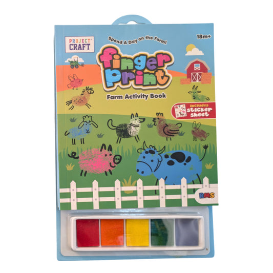 Finger Paint Farm Activity Book
