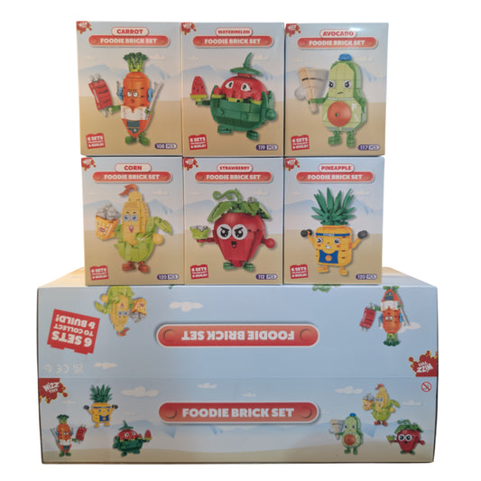 Foodie Brick Set - 6 Pack