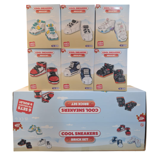 Cool Sneaker Brick Set - 6 Pack