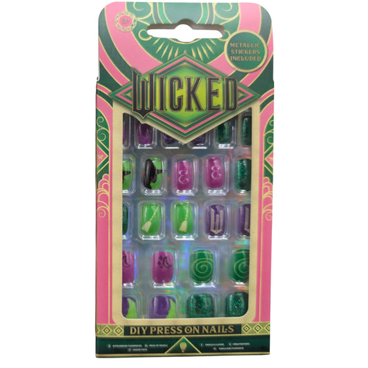 Wicked DIY Press on Nails - Elphaba