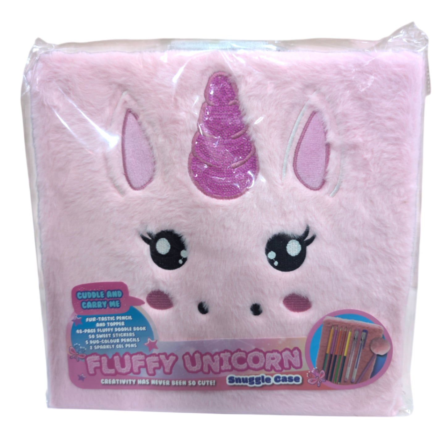 Fluffy Unicorn Snuggle Case