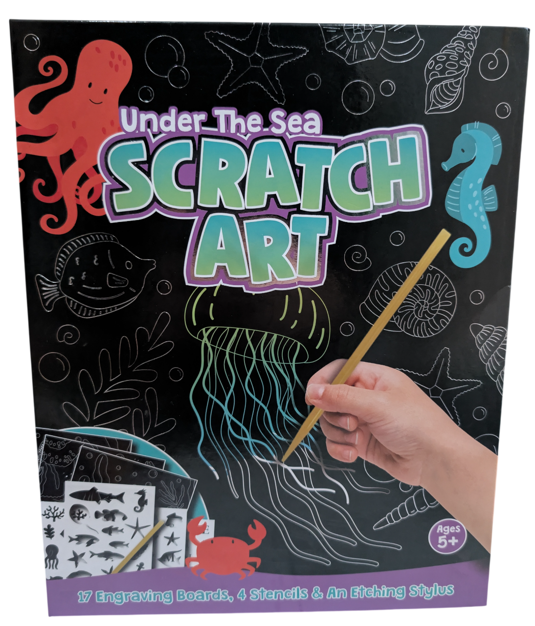 Under the Sea Scratch Art
