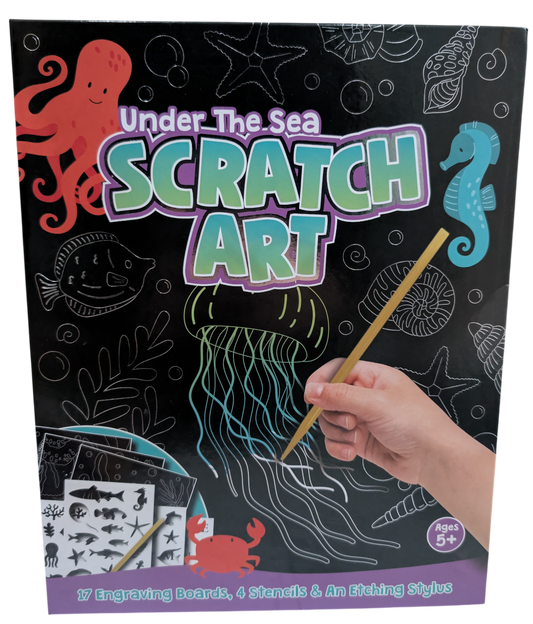 Under the Sea Scratch Art