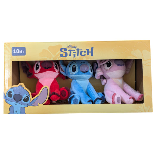 Stitch Keyring Plushies 3 Set