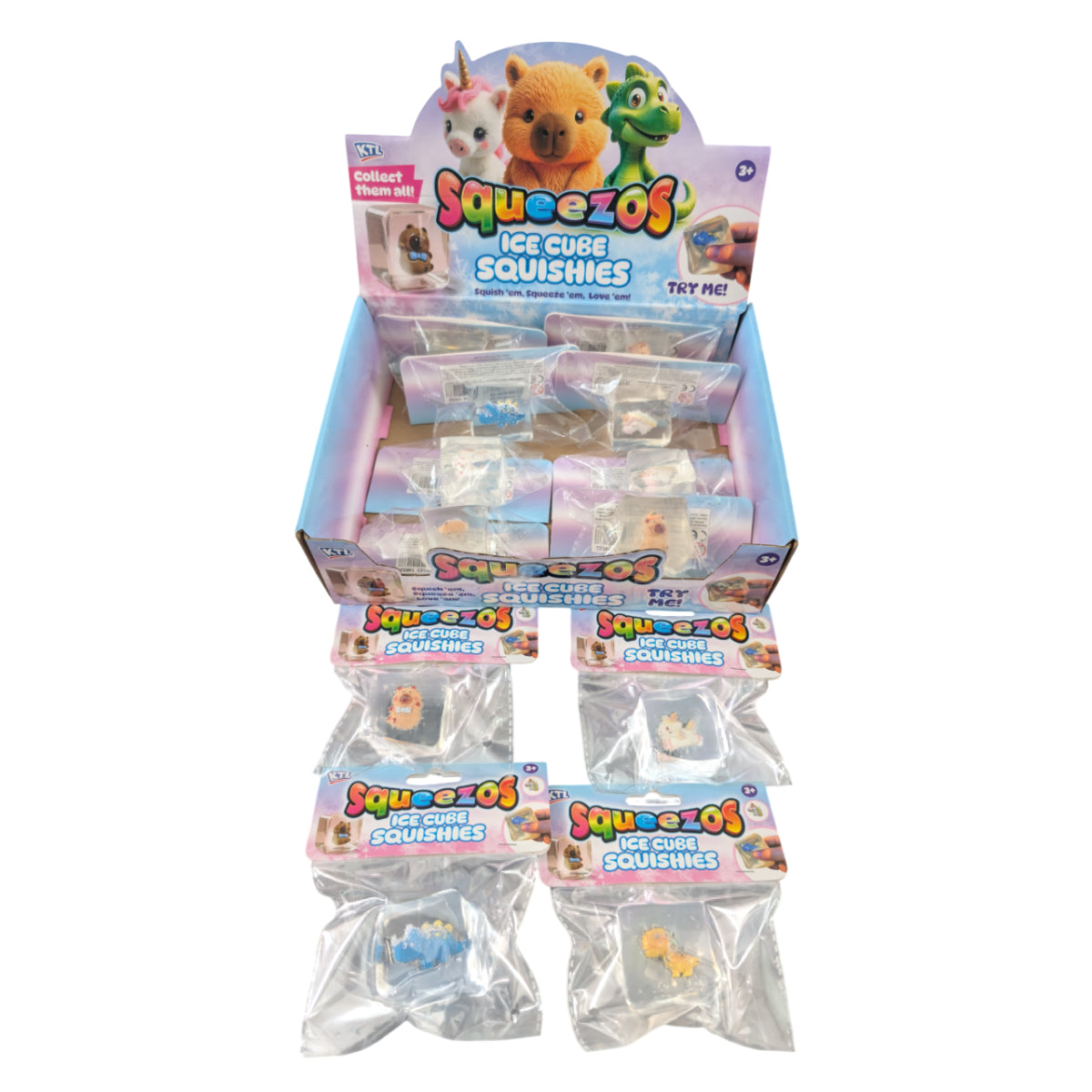 Squeezos Ice Cube Squishies