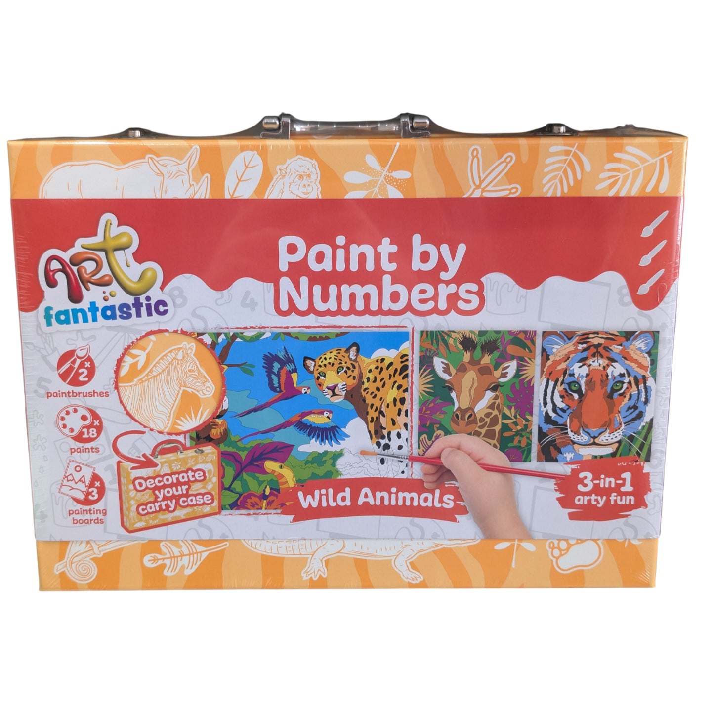 Art Fantastic Paint By Numbers Wild Animals
