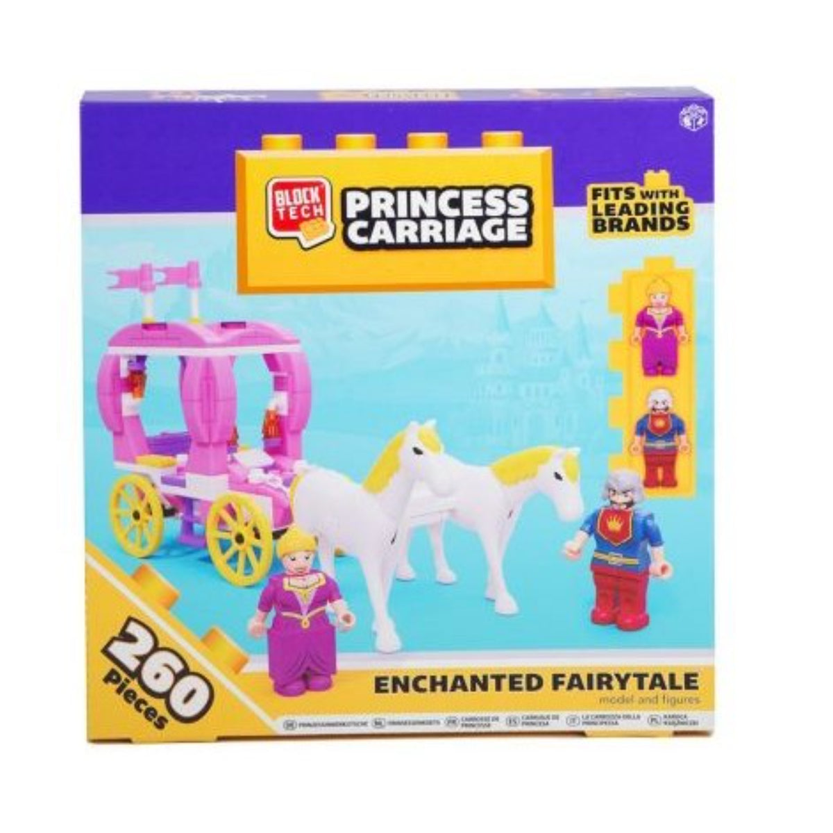 Blockland Princess BLOCK TECH PRINCESS CARRIAGE 260 PCS – Play4Ever
