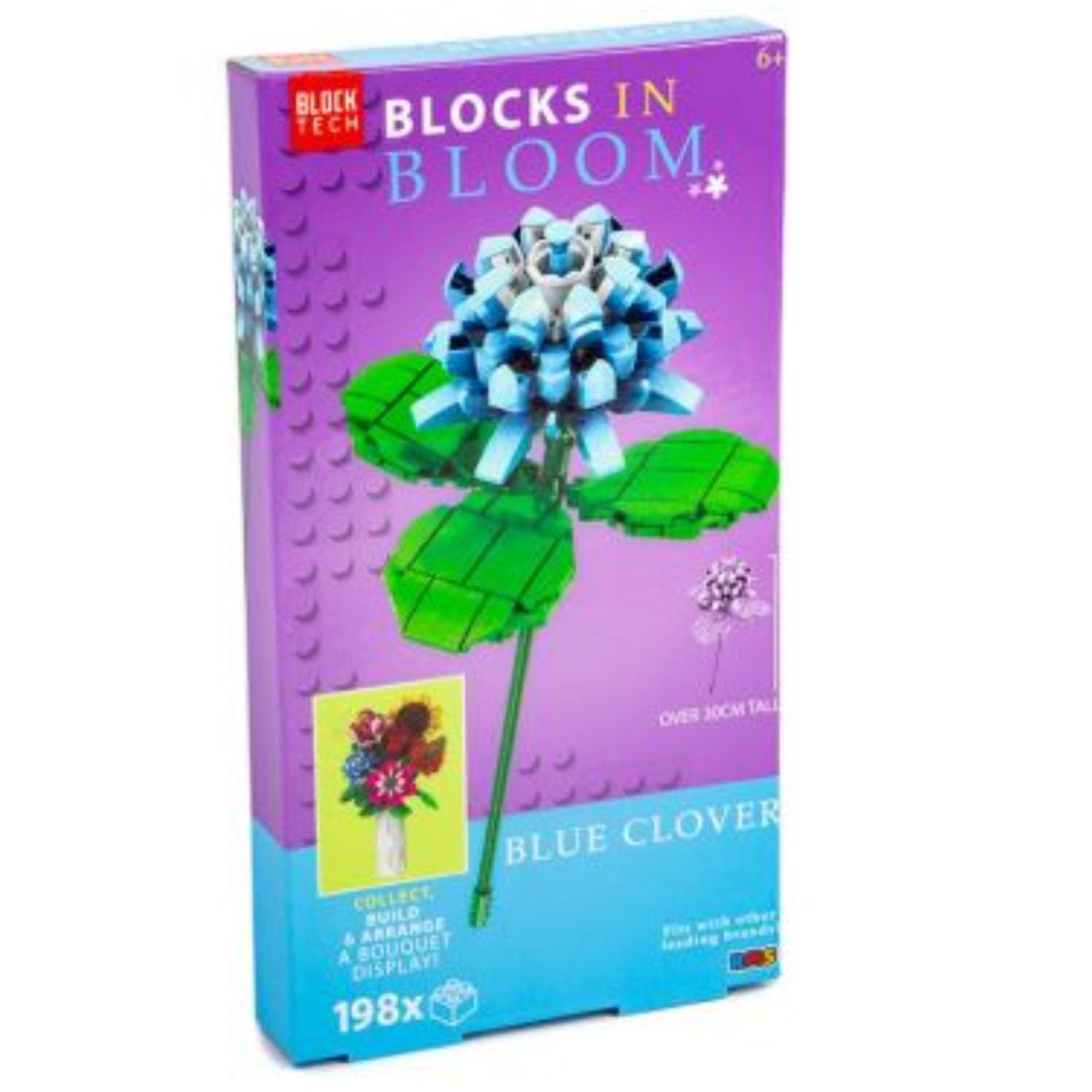 BLOCKS IN BLOOM BLUE CLOVER