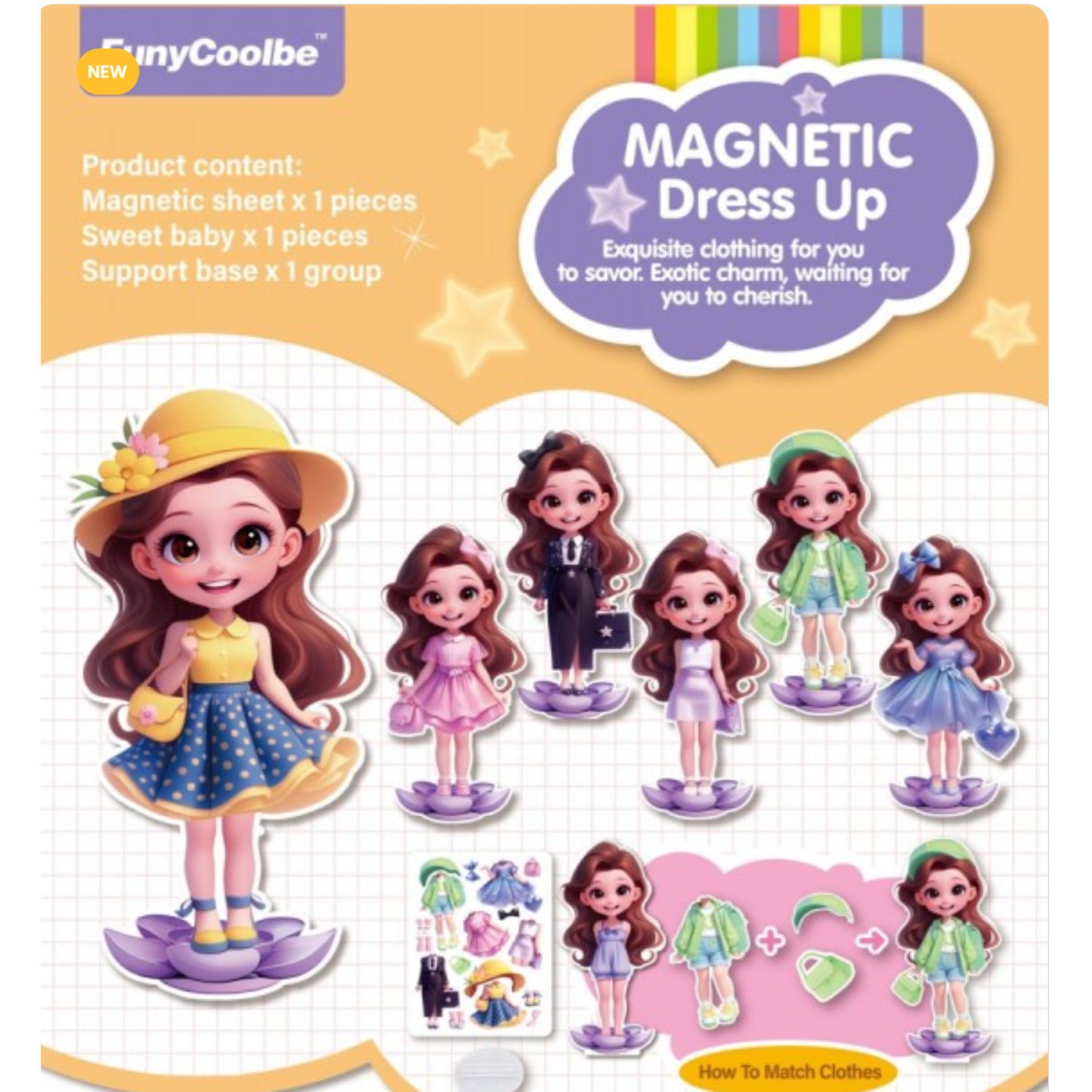 Magnetic Dress Up - Summer Fits