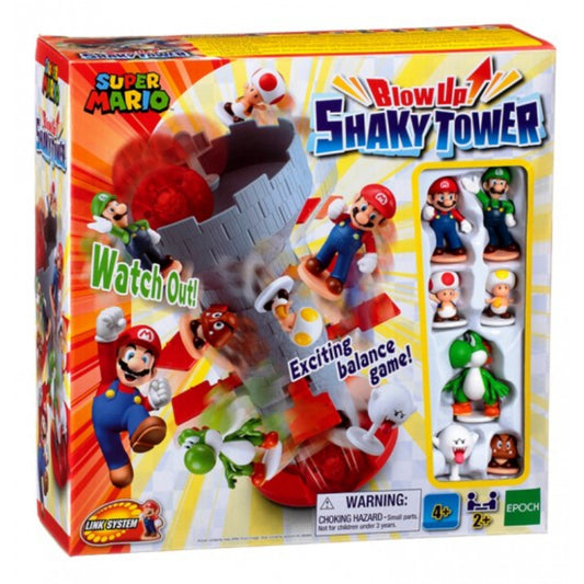 Super Mario Blow Up! Shaky Tower Game